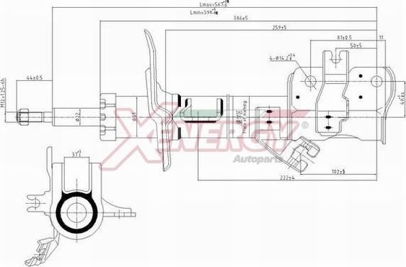 AP XENERGY X199339 - Shock Absorber autospares.lv