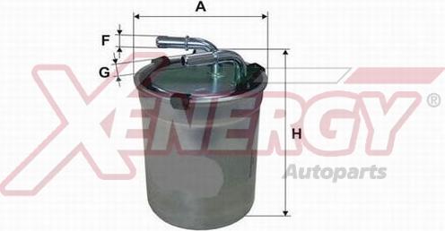 AP XENERGY X1599864 - Fuel filter autospares.lv