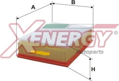 AP XENERGY X1591376 - Air Filter, engine autospares.lv