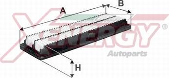 AP XENERGY X1591221 - Air Filter, engine autospares.lv