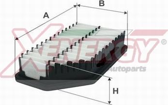 AP XENERGY X1591228 - Air Filter, engine autospares.lv