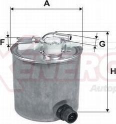 AP XENERGY X1598573 - Fuel filter autospares.lv