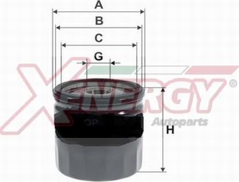 AP XENERGY X1541500 - Oil Filter autospares.lv