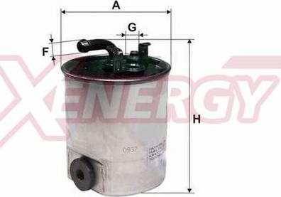 AP XENERGY X1510497 - Fuel filter autospares.lv