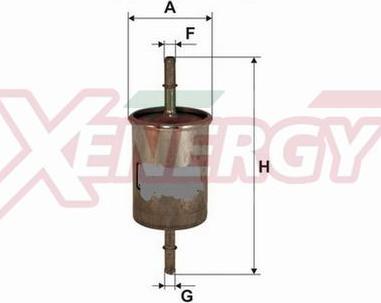 AP XENERGY X1510236 - Fuel filter autospares.lv