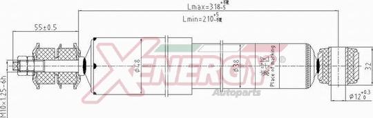 AP XENERGY X152553 - Shock Absorber autospares.lv