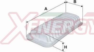 AP XENERGY X1521809 - Air Filter, engine autospares.lv