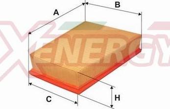 AP XENERGY X1521724 - Air Filter, engine autospares.lv