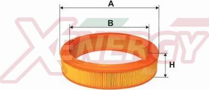 AP XENERGY X1523225 - Air Filter, engine autospares.lv