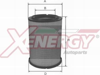 AP XENERGY X1570500 - Air Filter, engine autospares.lv