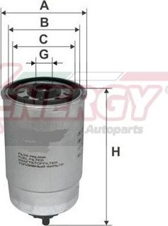 AutomotiveAdriado GLFF0294 - Fuel filter autospares.lv
