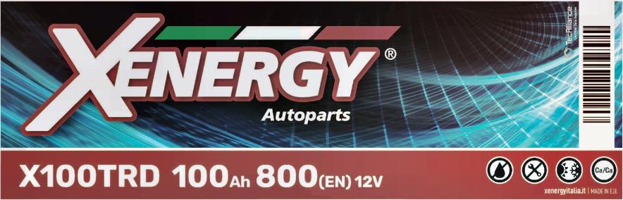 AP XENERGY X100TRD - Starter Battery autospares.lv