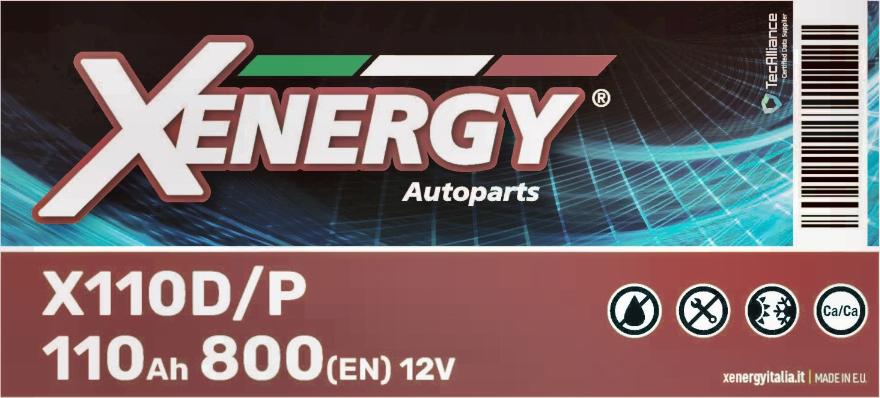 AP XENERGY X110D/P - Starter Battery autospares.lv