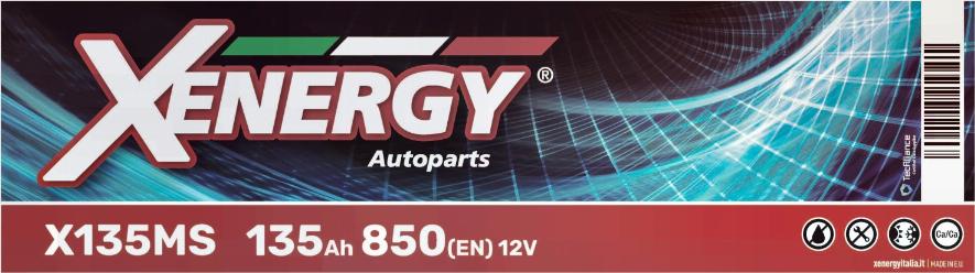 AP XENERGY X135MS - Starter Battery autospares.lv