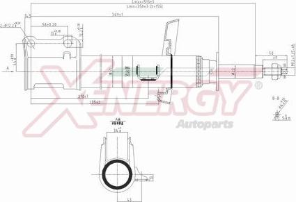 AP XENERGY X847334 - Shock Absorber autospares.lv