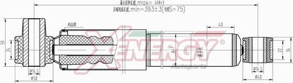 AP XENERGY X804551 - Shock Absorber autospares.lv