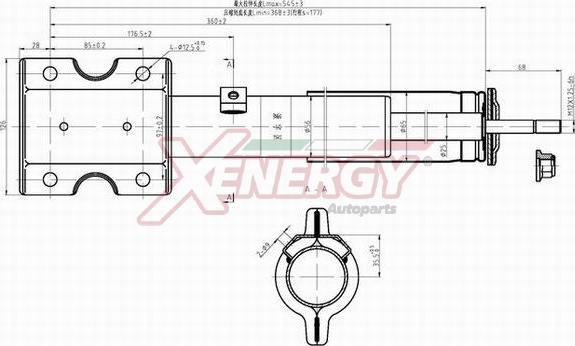 AP XENERGY X800635 - Shock Absorber autospares.lv