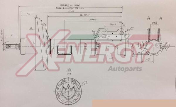 AP XENERGY X8003334 - Shock Absorber autospares.lv