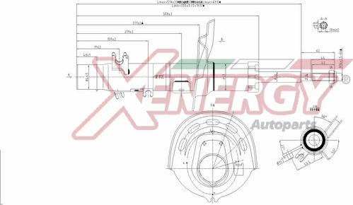 AP XENERGY X8003333 - Shock Absorber autospares.lv