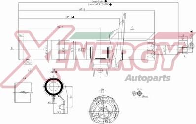 AP XENERGY X8015335 - Shock Absorber autospares.lv