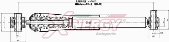 AP XENERGY X803553 - Shock Absorber autospares.lv