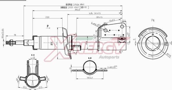 AP XENERGY X803335 - Shock Absorber autospares.lv