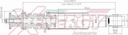 AP XENERGY X807343 - Shock Absorber autospares.lv