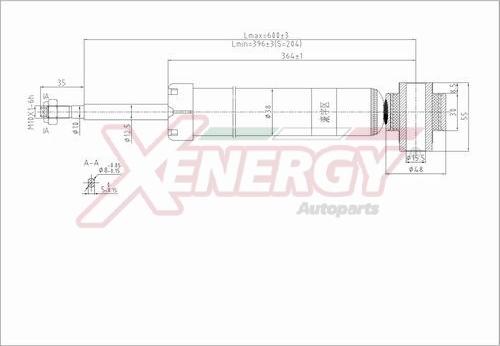 AP XENERGY X814341 - Shock Absorber autospares.lv