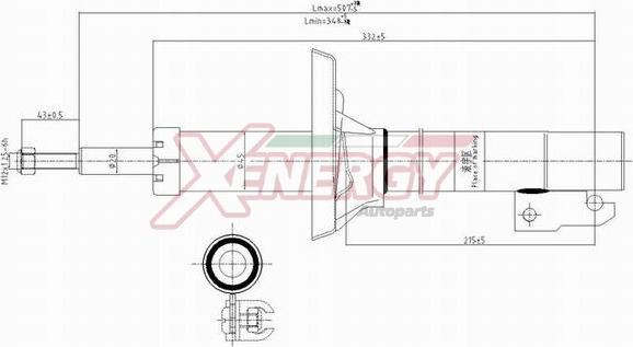 AP XENERGY X818633 - Shock Absorber autospares.lv