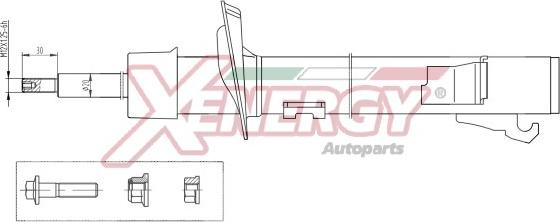 AP XENERGY X399333 - Shock Absorber autospares.lv