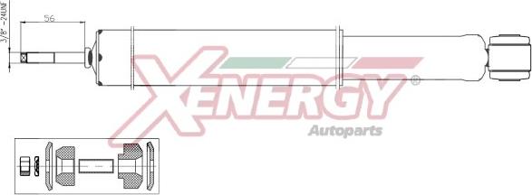 AP XENERGY X351343 - Shock Absorber autospares.lv