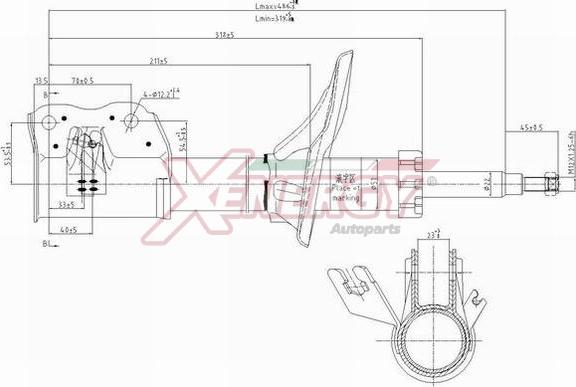 AP XENERGY X309334 - Shock Absorber autospares.lv