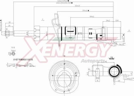 AP XENERGY X380333 - Shock Absorber autospares.lv