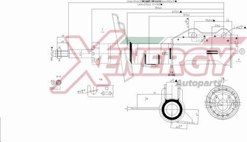 AP XENERGY X372339 - Shock Absorber autospares.lv