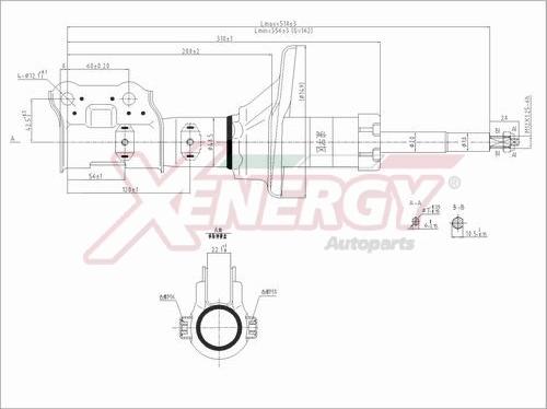 AP XENERGY X298333 - Shock Absorber autospares.lv