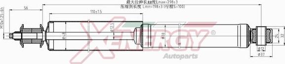 AP XENERGY X293443 - Shock Absorber autospares.lv