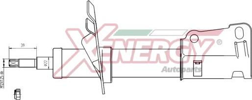 AP XENERGY X250339 - Shock Absorber autospares.lv