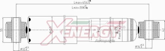 AP XENERGY X217553 - Shock Absorber autospares.lv