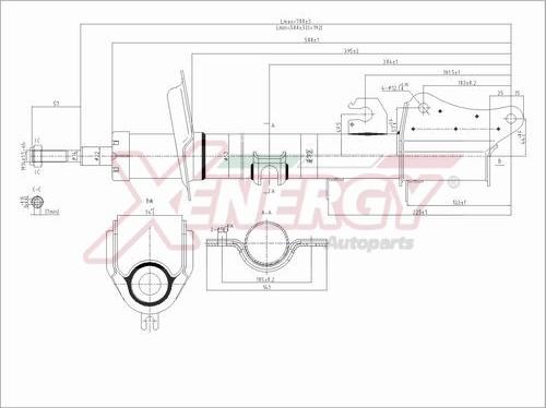 AP XENERGY X744339 - Shock Absorber autospares.lv