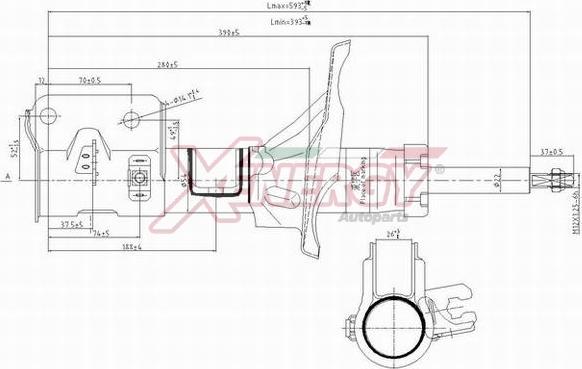 AP XENERGY X746339 - Shock Absorber autospares.lv