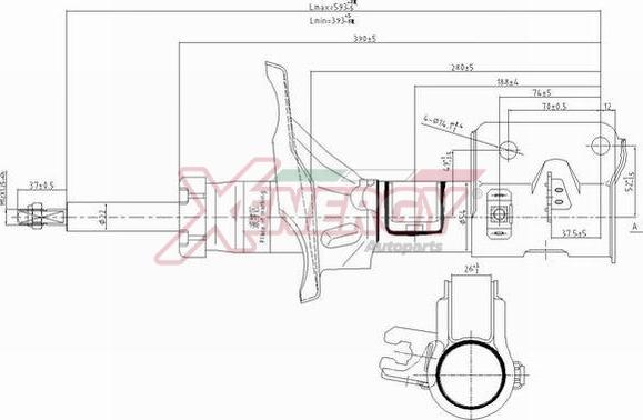 AP XENERGY X747339 - Shock Absorber autospares.lv