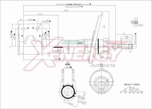 AP XENERGY X769333 - Shock Absorber autospares.lv