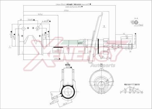 AP XENERGY X768333 - Shock Absorber autospares.lv