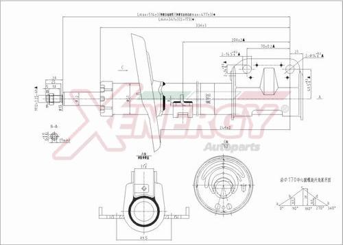 AP XENERGY X762339 - Shock Absorber autospares.lv