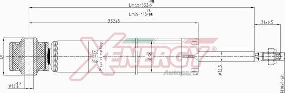 AP XENERGY X700552 - Shock Absorber autospares.lv