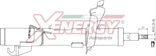 AP XENERGY X700334 - Shock Absorber autospares.lv