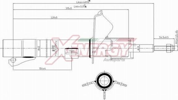 AP XENERGY X700333 - Shock Absorber autospares.lv