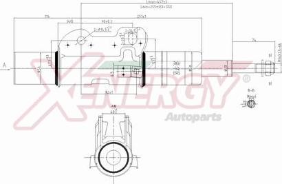 AP XENERGY X701331 - Shock Absorber autospares.lv