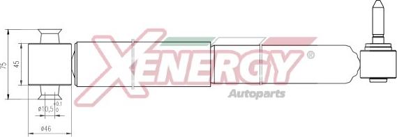 AP XENERGY X703344 - Shock Absorber autospares.lv