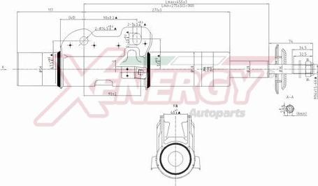 AP XENERGY X702331 - Shock Absorber autospares.lv